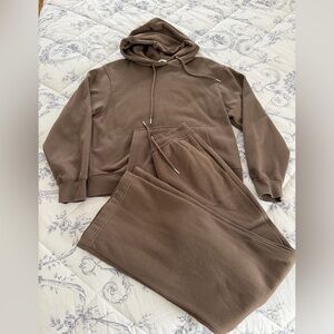 Zara Taupe Hoodie and Joggers Set